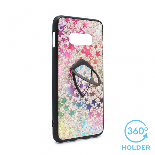 Torbica Colorful Star za Samsung G970 S10e + holder srebrna
