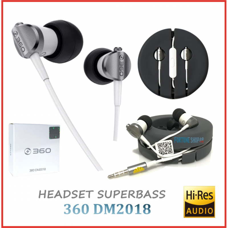 Slusalice 360 DM2018 3.5mm bele