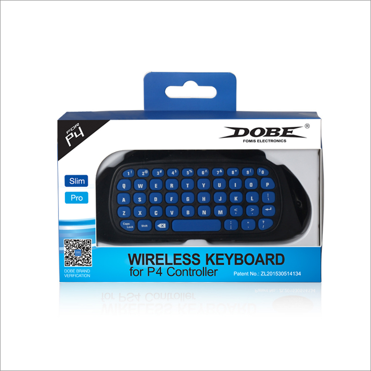 Dobe TP4-022 kontroler tastatura za PS4 plavo-crna