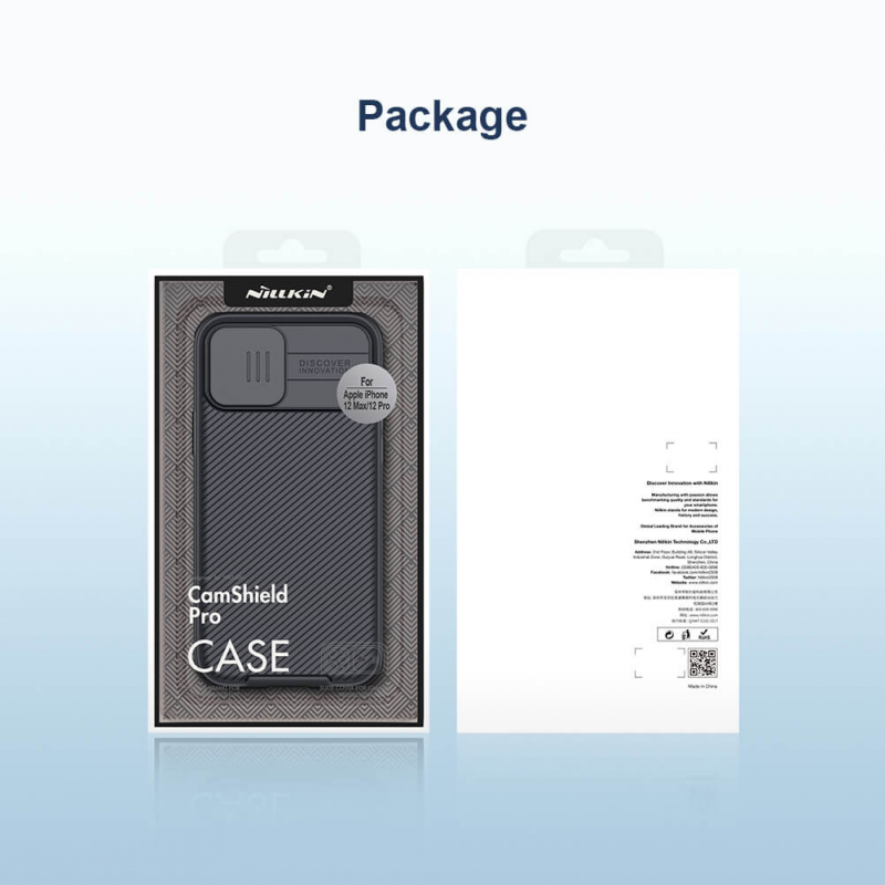 Torbica Nillkin CamShield Pro za iPhone 12/12 Pro 6.1 crna