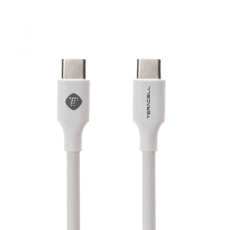 Data kabl Teracell Plus 45W PD Type C na Type C beli 2m