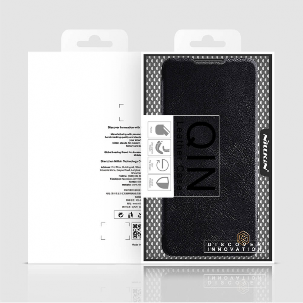 Torbica Nillkin Qin za Xiaomi Redmi Note 11T 5G/Poco M4 Pro 5G crna