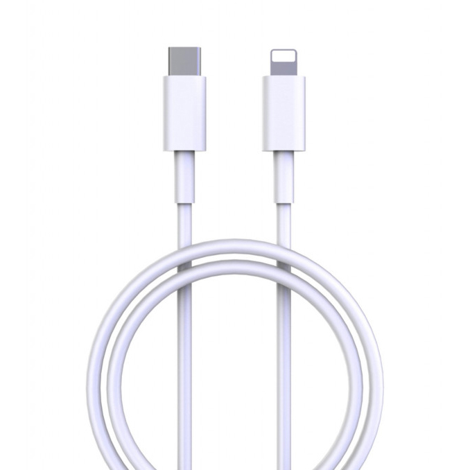 Data kabl KONFULON DC13 PD 3A Type C na iPhone lightning beli 1m