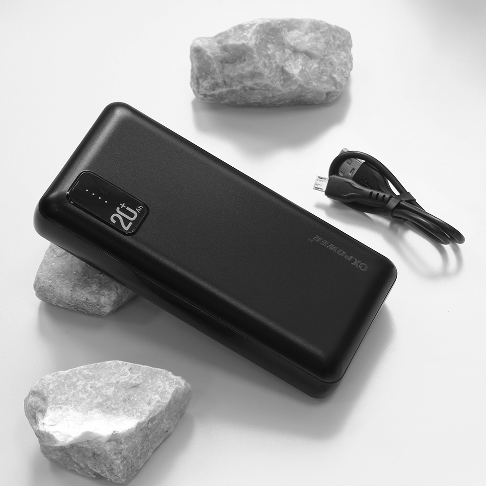 Power bank prenosiva baterija Oxpower PW20 20000 mAh crna