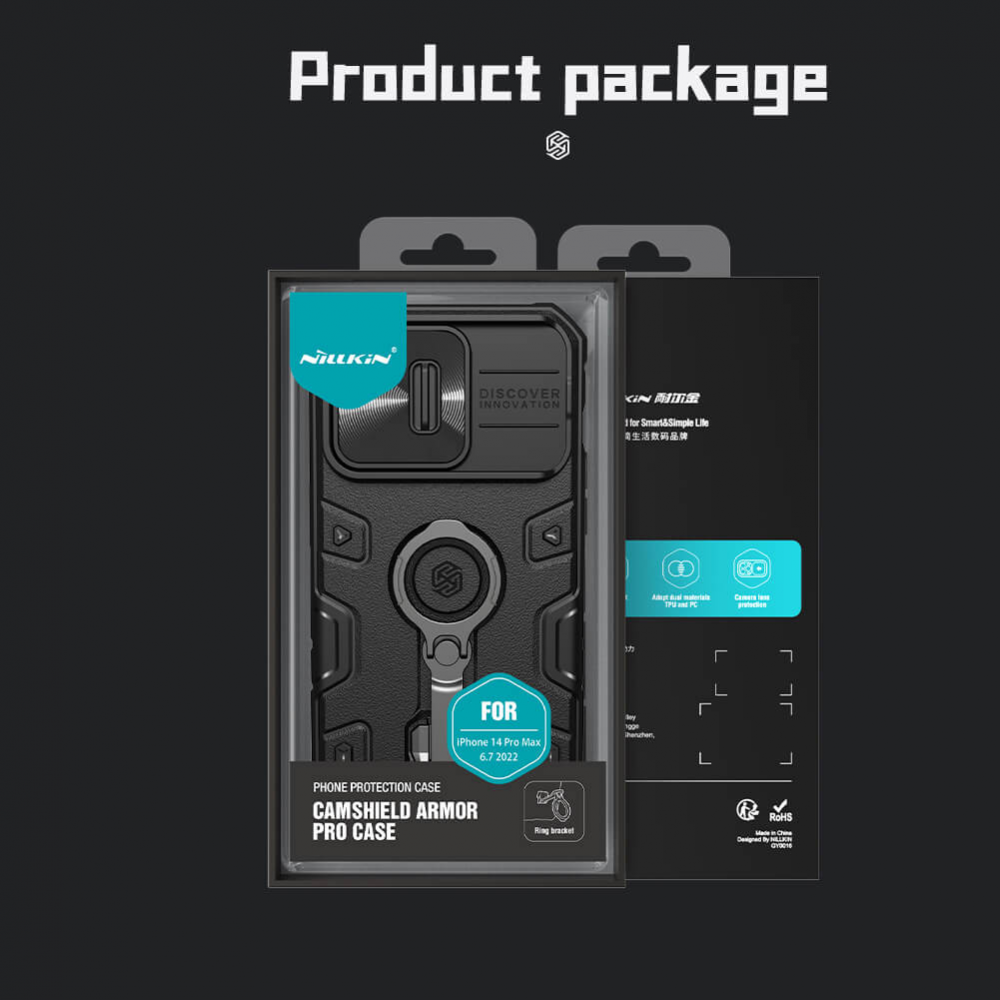 Torbica Nillkin CamShield Armor Pro za iPhone 14 Pro Max 6.7 plava