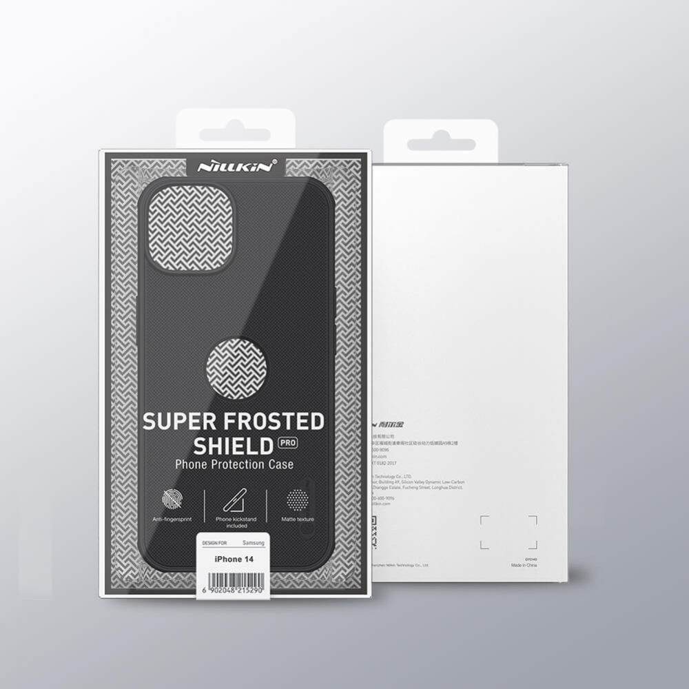 Torbica Nillkin Scrub Pro za iPhone 14 6.1 crna (sa otvorom za logo)