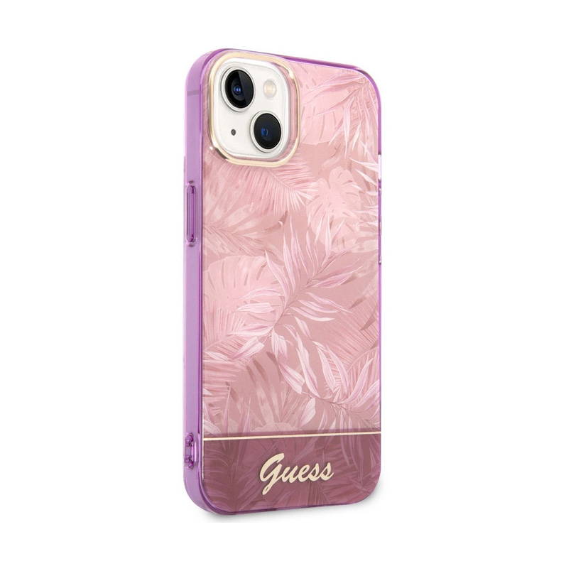 Torbica Guess Hc IML Electro Cam Jungle za iPhone 14 Plus 6.7 pink (GUHCP14MHGJGHP)