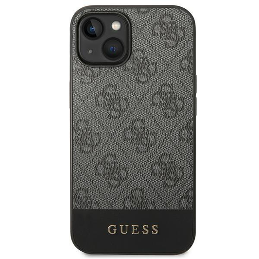 Torbica Guess Hc PC/TPU 4G Bottom Stripe za iPhone 14 Plus 6.7 siva (GUHCP14MG4GLGR)