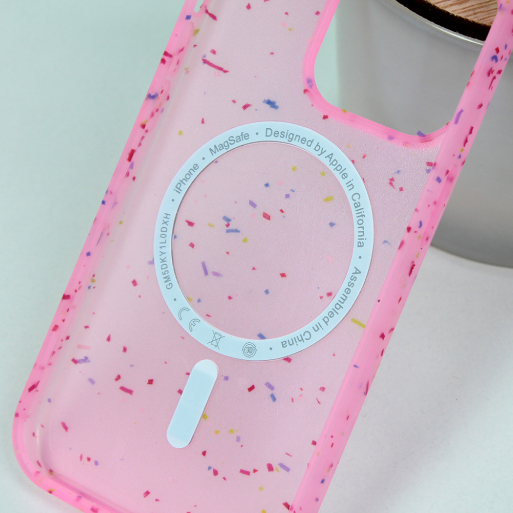 Torbica Colorful Magsafe za iPhone 14 6.1 roze