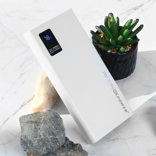 Power bank prenosiva baterija Oxpower P13 PD fast 12000 mAh bela