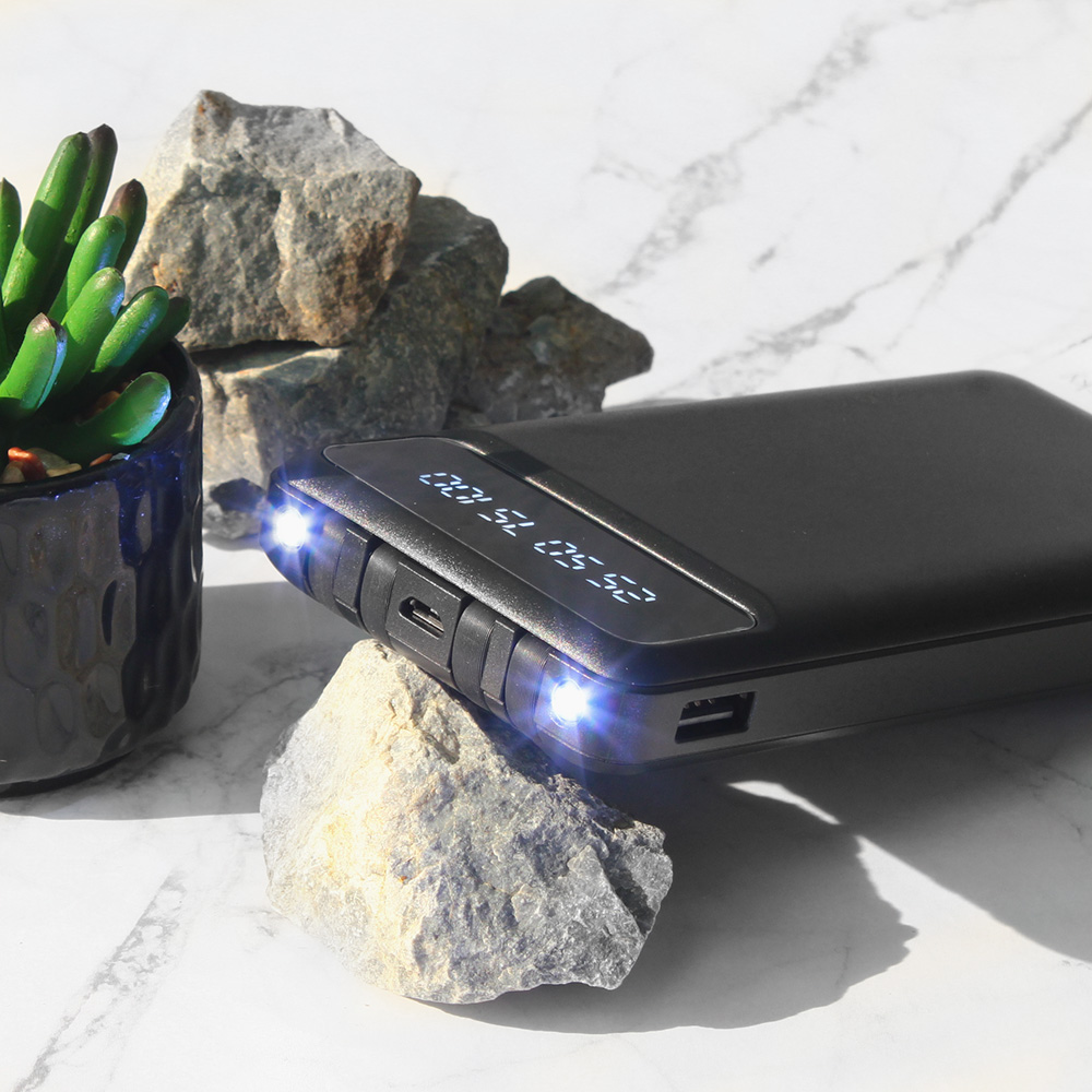 Power bank prenosiva baterija Oxpower PC4-1 4in1 5V 2A 10000 mAh crna