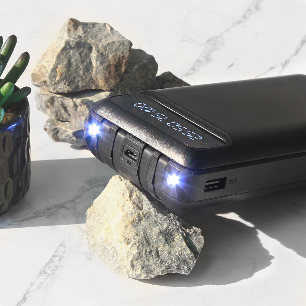 Power bank prenosiva baterija Oxpower PC4-2 4in1 5V 2A 20000 mAh crna