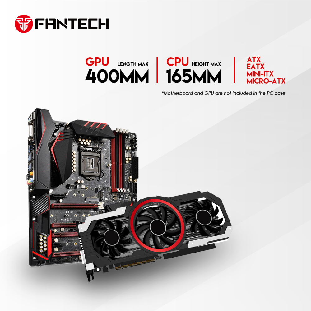 Kuciste Gaming Fantech CG82 Hexa XL crno