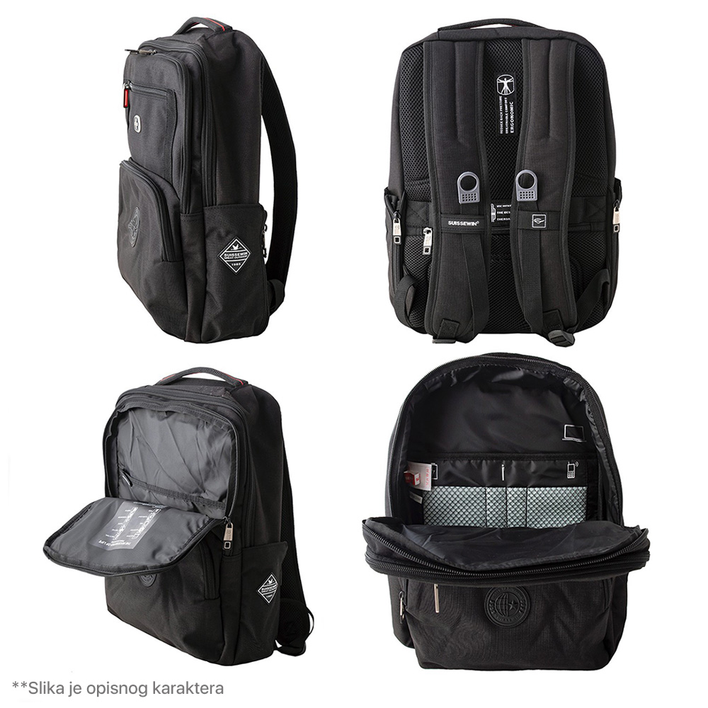 Ranac za laptop Swiss 15.6 SN9662 plavi