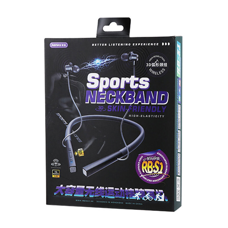Slusalice REMAX Wireless Neckband Sports RB-S1 crne