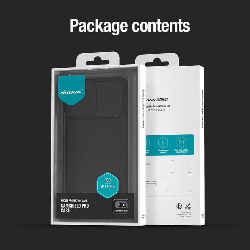 Torbica Nillkin CamShield Pro za iPhone 15 Pro 6.1 plava