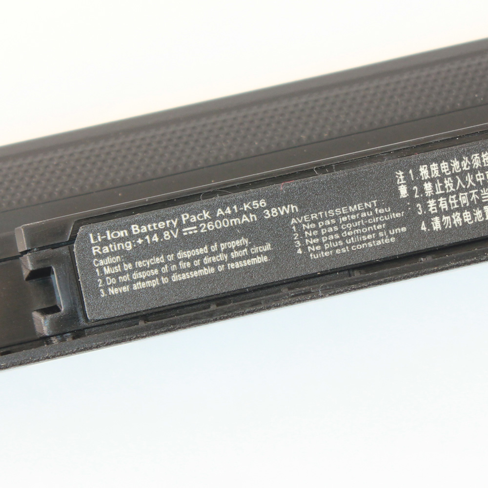 Baterija za laptop Asus K56, K46, A41-K56, 14.8V, 2600mAh