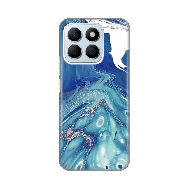 Torbica Silikonska Print za Honor X8b Blue Marble