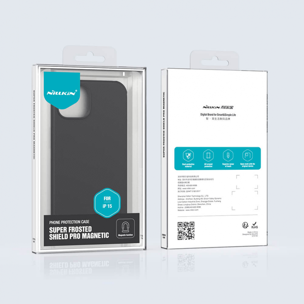 Torbica Nillkin Scrub Pro Magnetic za iPhone 15 6.1 crna