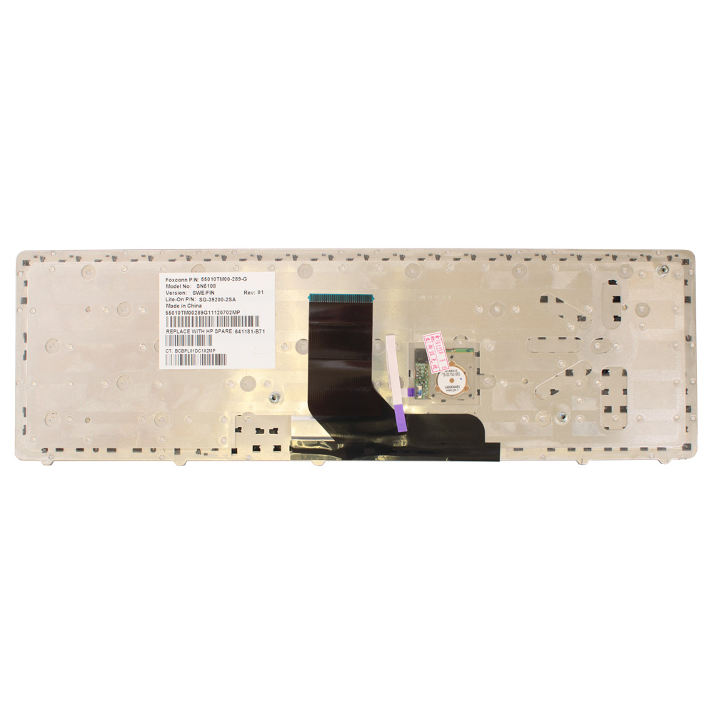 Tastatura za laptop HP 8560p Veliki Enter sivi frame sa misem