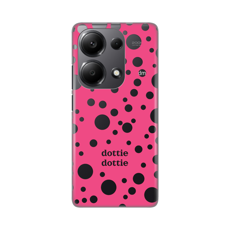 Torbica Silikonska Print Skin za Xiaomi Redmi Note 13 Pro 4G Dottie Dottie Pink
