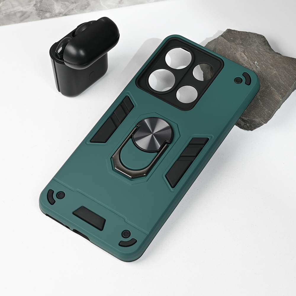 Torbica Hard Ring za Xiaomi Redmi Note 13 4G (EU) tamno zelena
