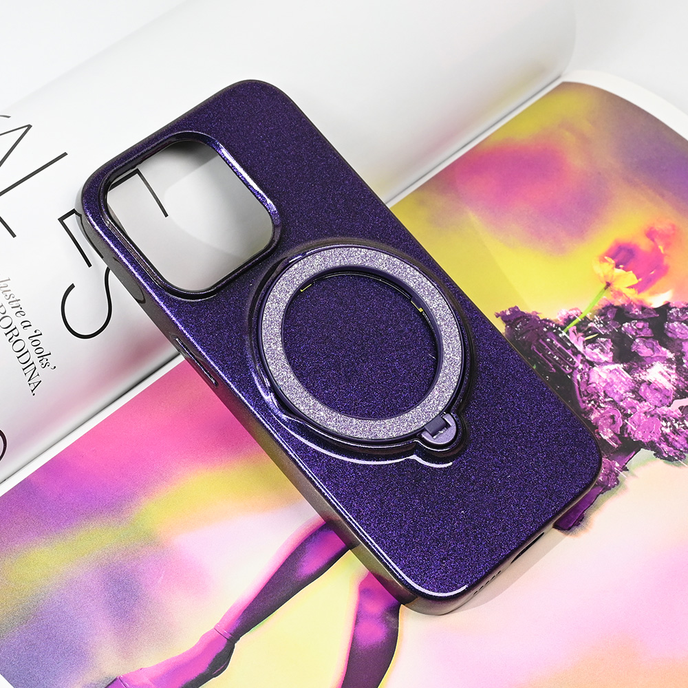 Torbica Magsafe Ring za iPhone 13 Pro 6.1 ljubicasta