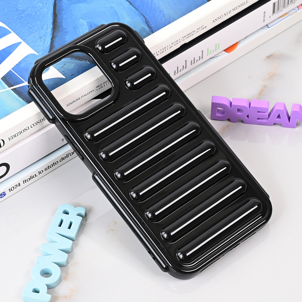 Torbica Color Rib za iPhone 15 Pro Max 6.7 crna
