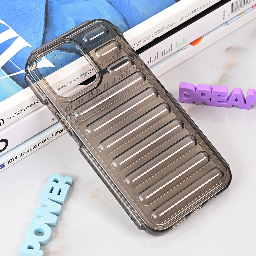 Torbica Color Rib za iPhone 13 Pro Max 6.7 siva
