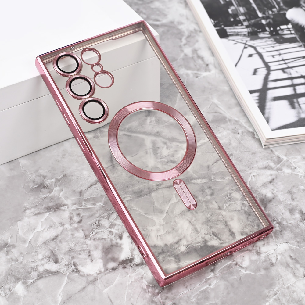 Torbica Magsafe Lux za Samsung S918B Galaxy S23 Ultra roze