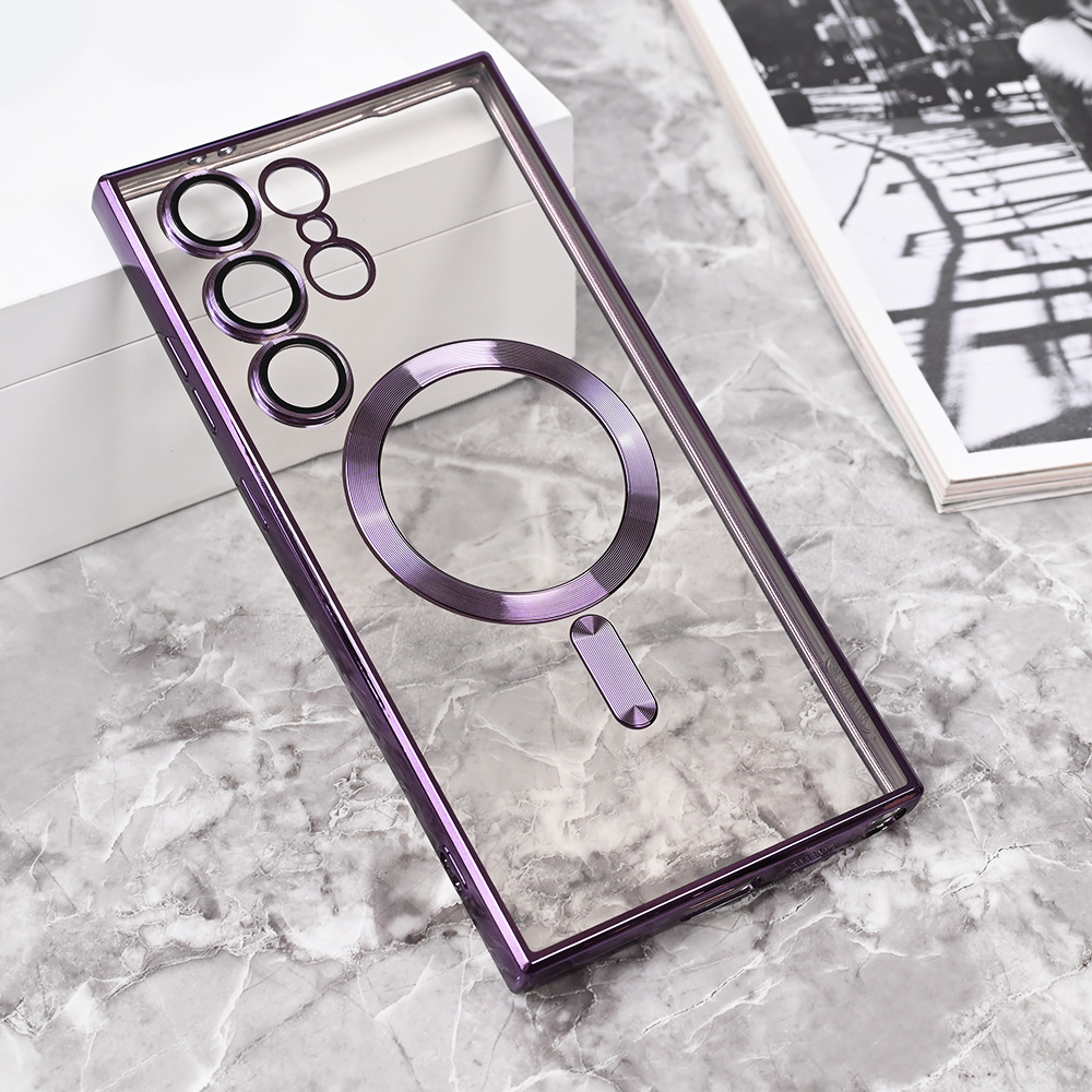 Torbica Magsafe Lux za Samsung S928B Galaxy S24 Ultra ljubicasta