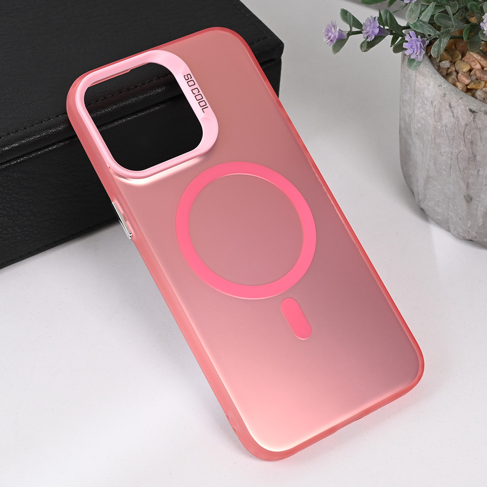 Torbica Magsafe Clear za iPhone 13 Pro Max 6.7 roze