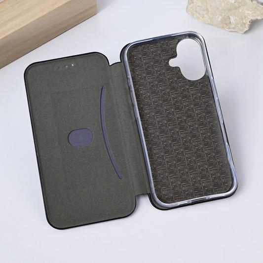 Torbica Teracell Flip Cover za iPhone 16 6.1 crna