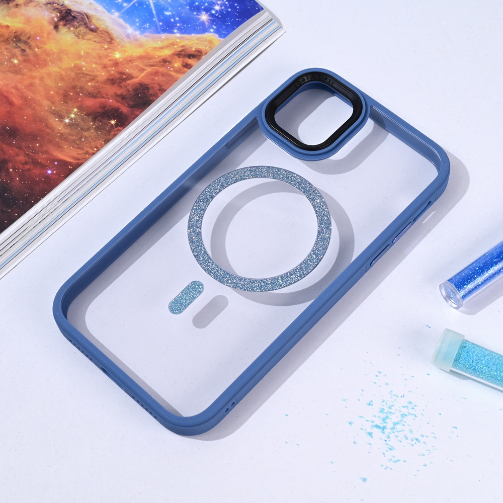 Torbica Magsafe shining za iPhone 11 6.1 svetlo plava