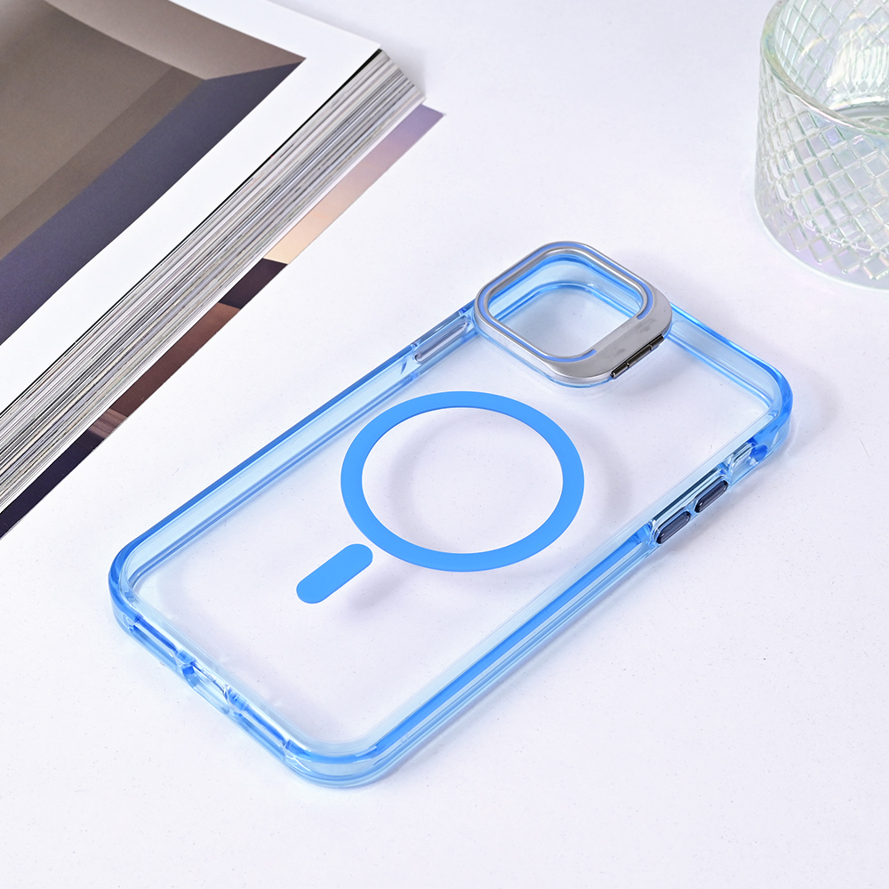 Torbica Magsafe transparent za iPhone 11 6.1 plava