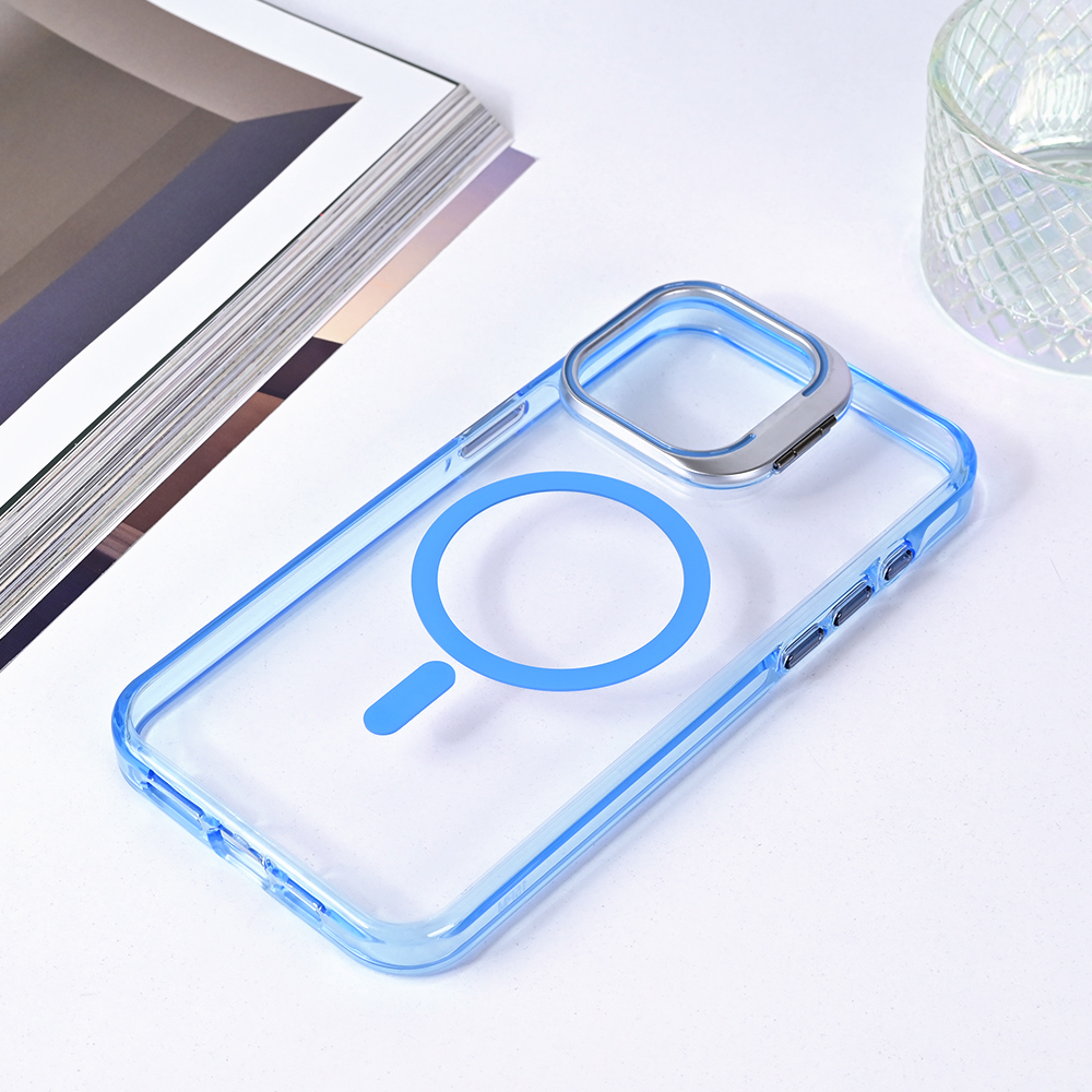 Torbica Magsafe transparent za iPhone 13 Pro Max 6.7 plava