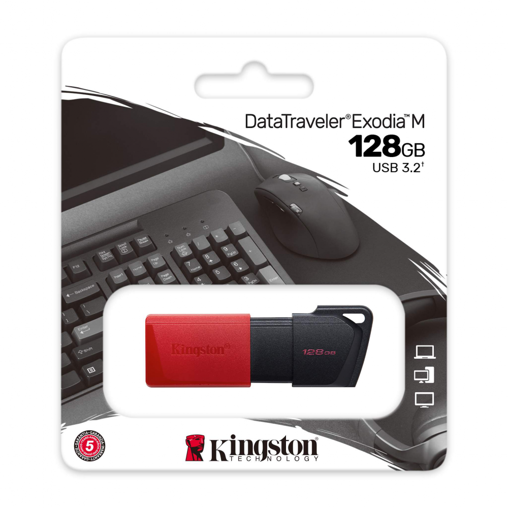 Kingston Data Traveler Exodia Onyx DTXM USB flash memorija 128GB 3.2 crna