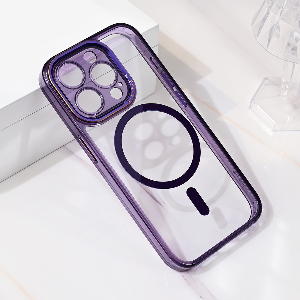 Torbica Magsafe Camera Color za iPhone 15 Pro 6.1 ljubicasta