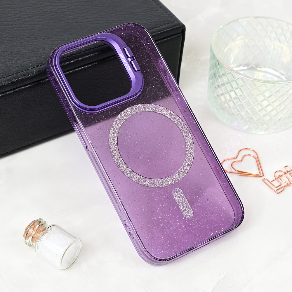 Torbica Magsafe Sparkle za iPhone 14 Pro 6.1 ljubicasta