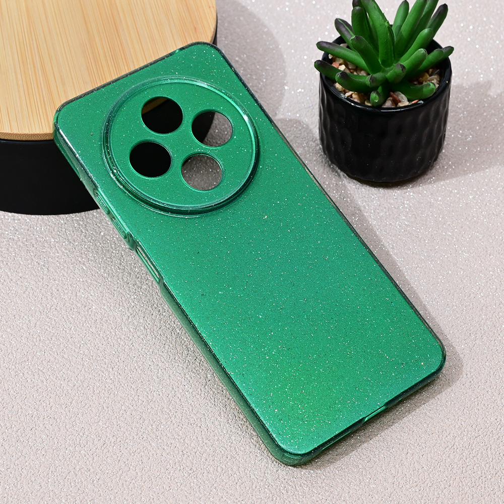 Torbica Sparkle Dust za Xiaomi Redmi 14C/Redmi A4 zelena