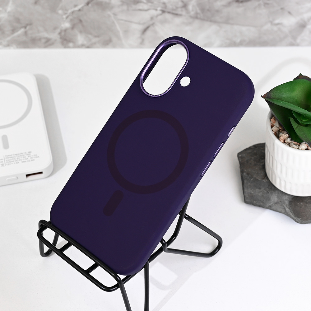 Torbica Magsafe Matte Color iPhone 16 6.1 ljubicasta