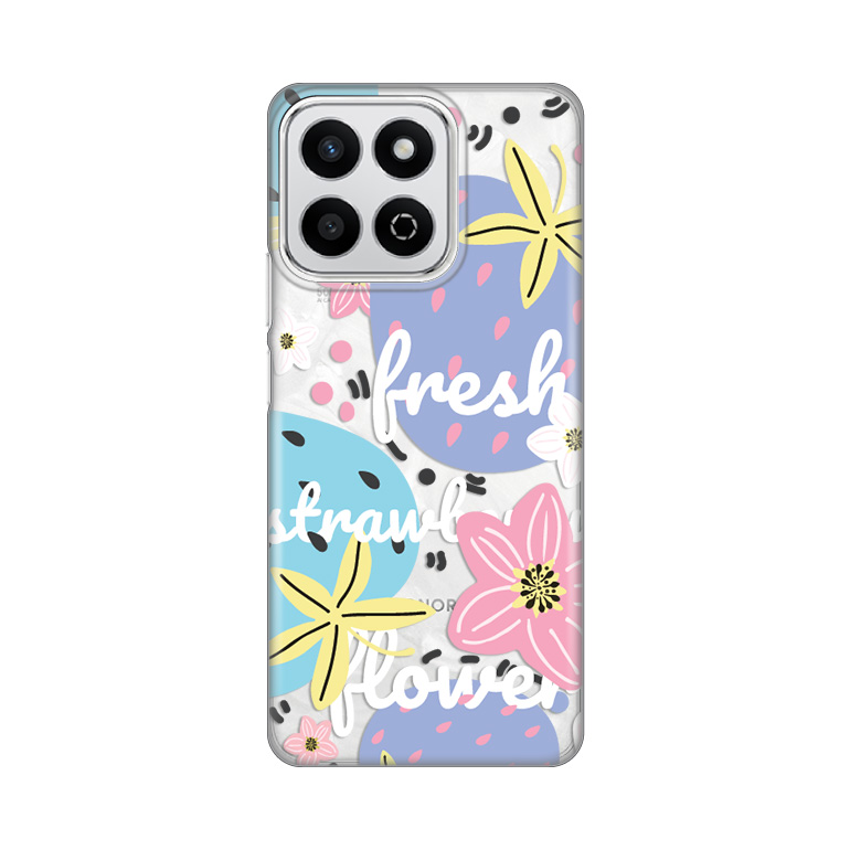 Torbica Silikonska Print Skin za Honor 200 Smart/Honor X7c Fresh Pastel