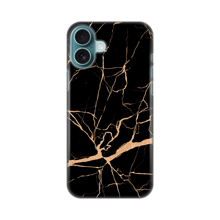 Torbica Silikonska Print za iPhone 16 Plus 6.7 All Black