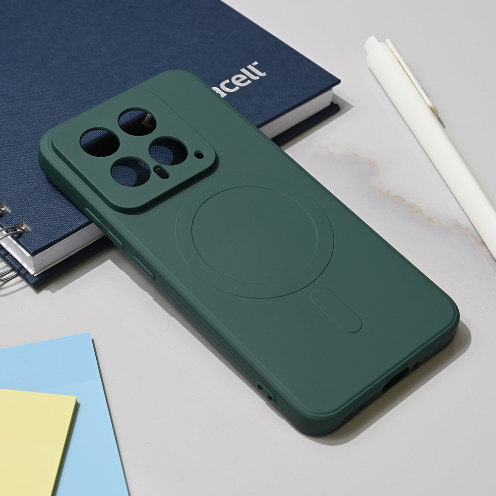 Torbica Teracell Giulietta Magsafe za Xiaomi 14 tamno zelena