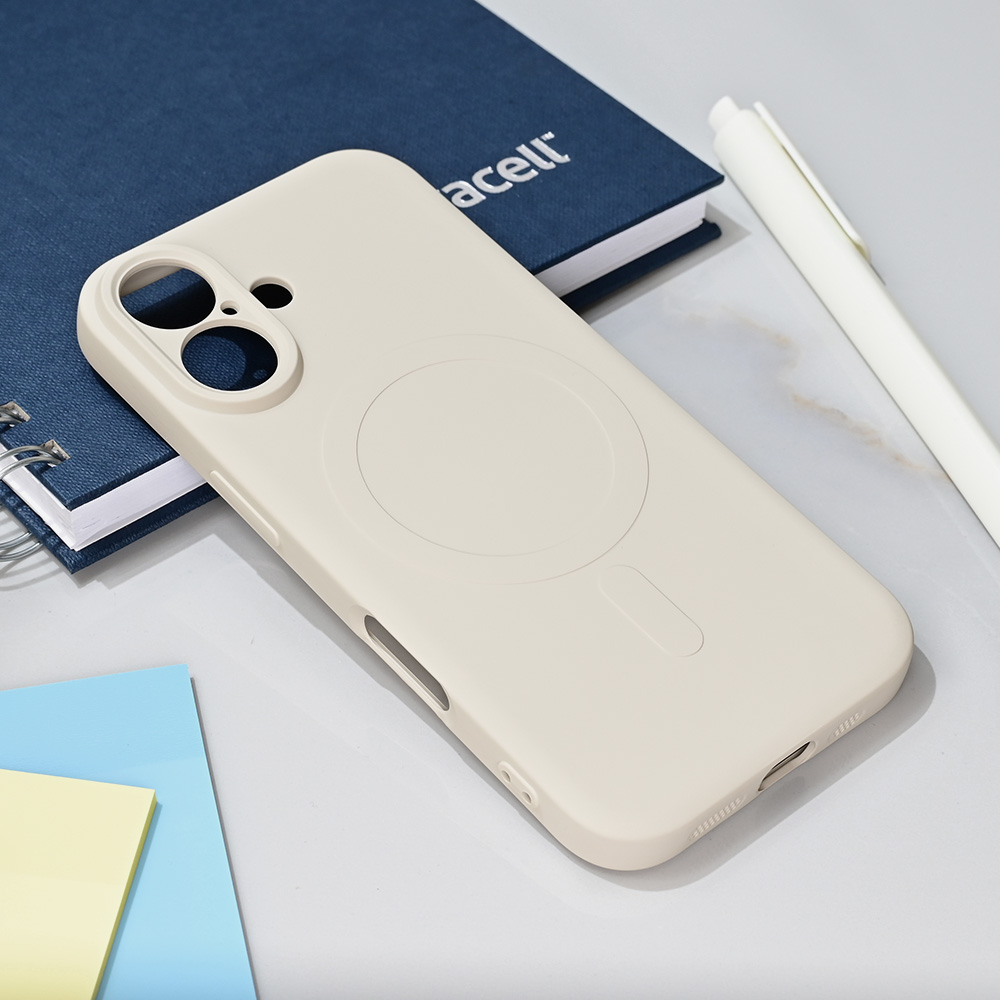 Torbica Teracell Giulietta Magsafe za iPhone 16 6.1 bela