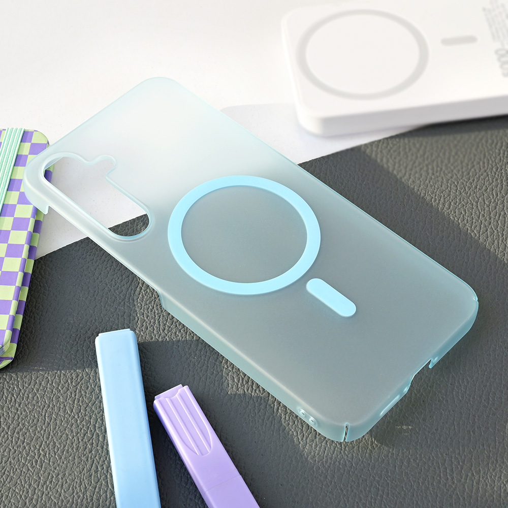 Torbica Magsafe Matte PC za Samsung A556B Galaxy A55 5G plava