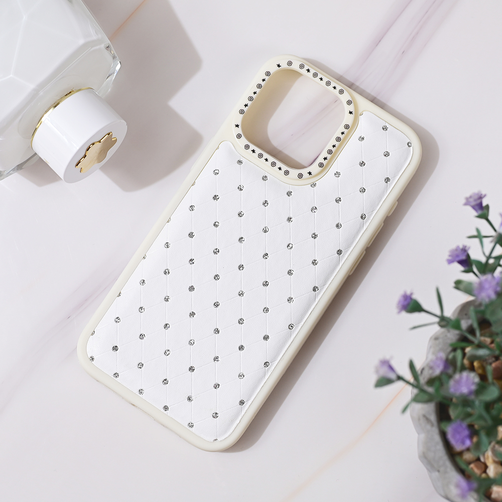 Torbica Bling za iPhone 15 Pro Max 6.7 bela