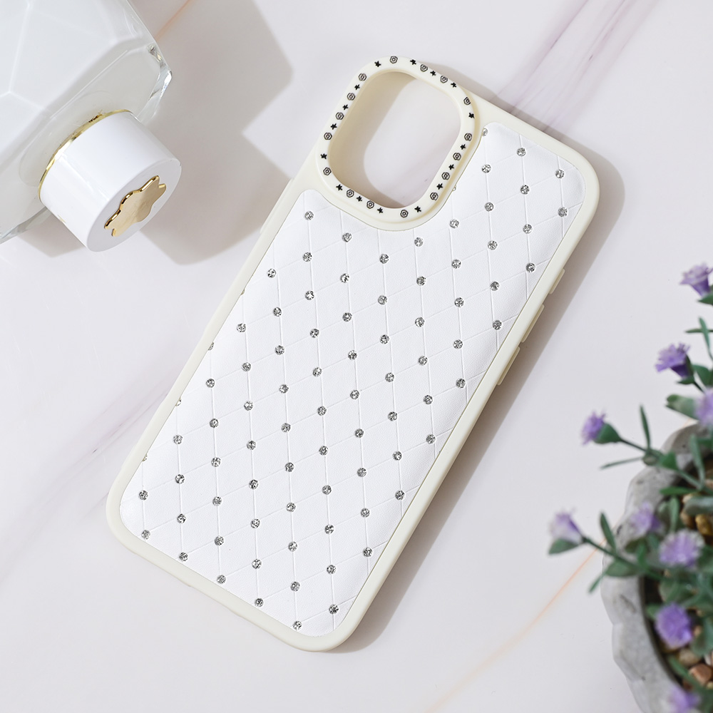 Torbica Bling za iPhone 16 Plus 6.7 bela