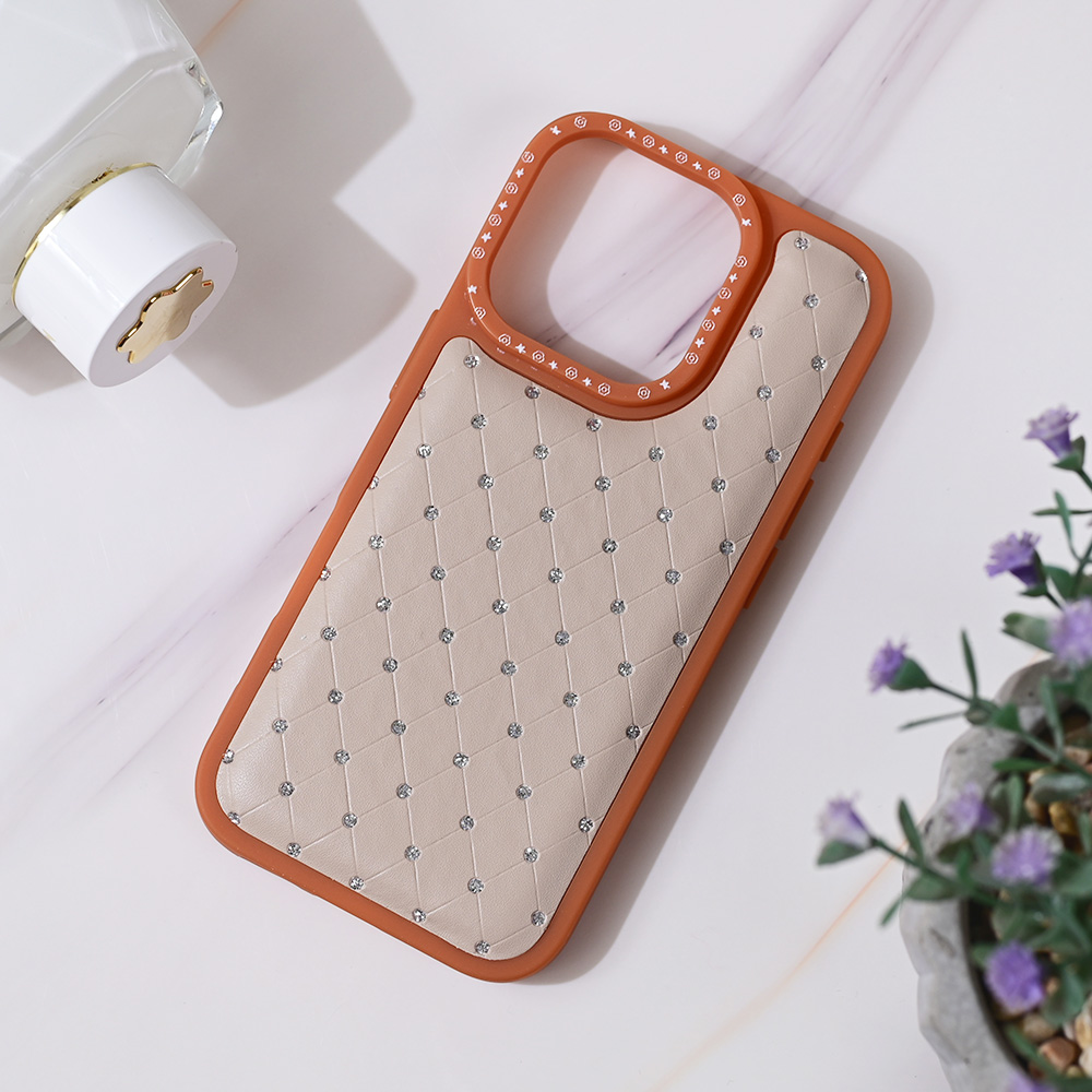 Torbica Bling za iPhone 16 Pro 6.3 braon