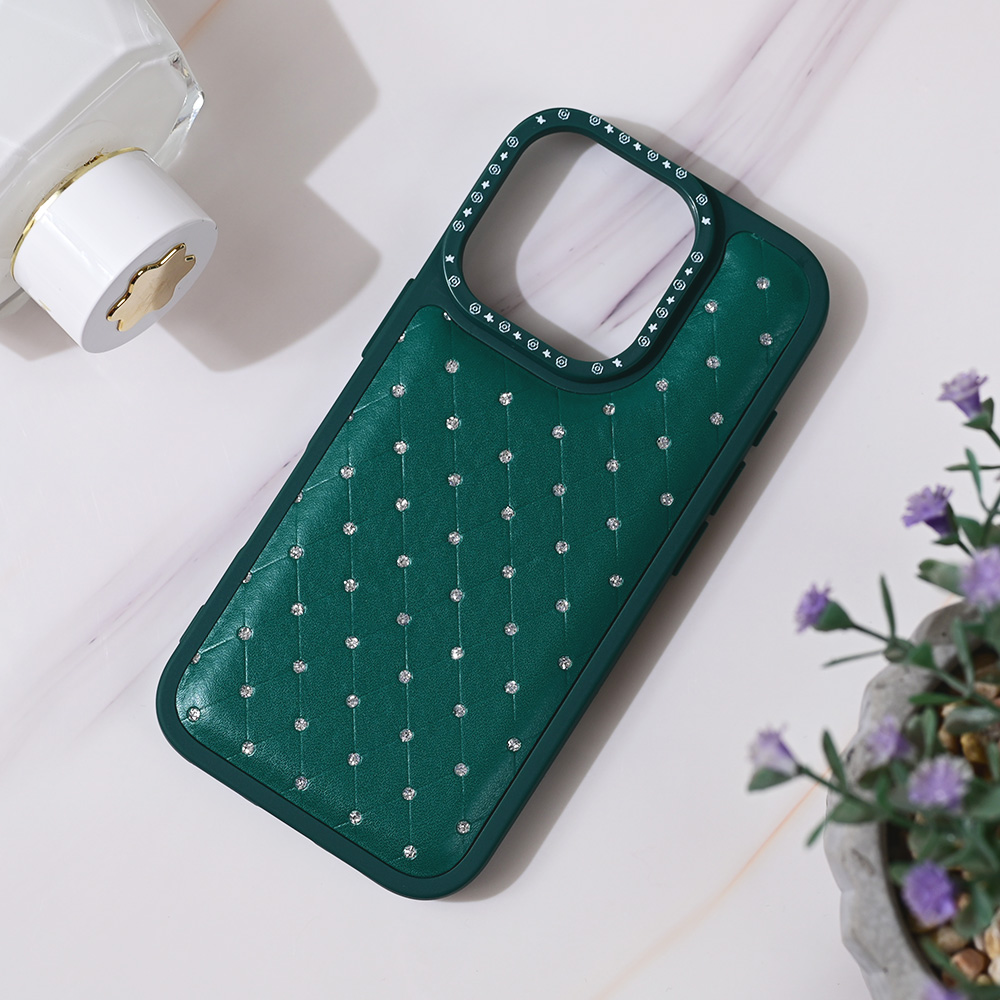 Torbica Bling za iPhone 16 Pro 6.3 zelena